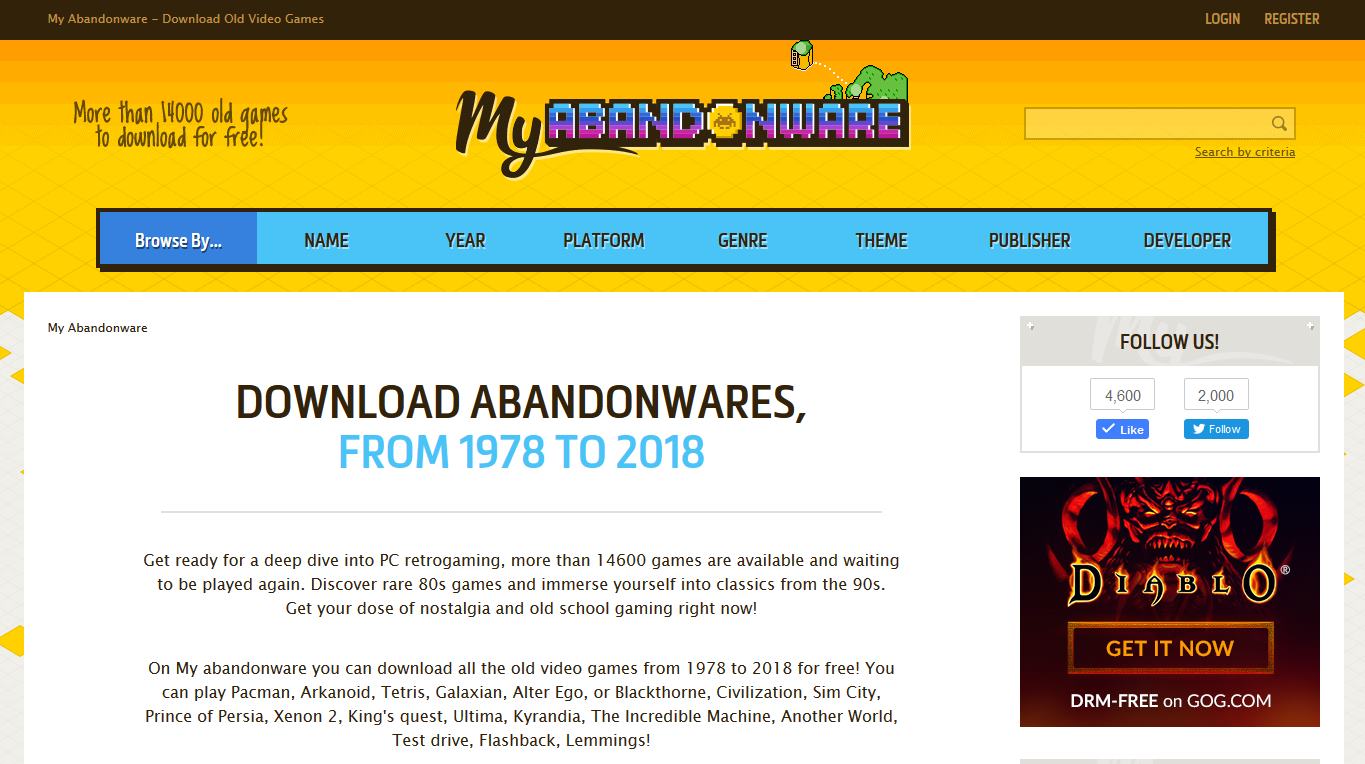 7 Sites To Download Old PC Games For Free